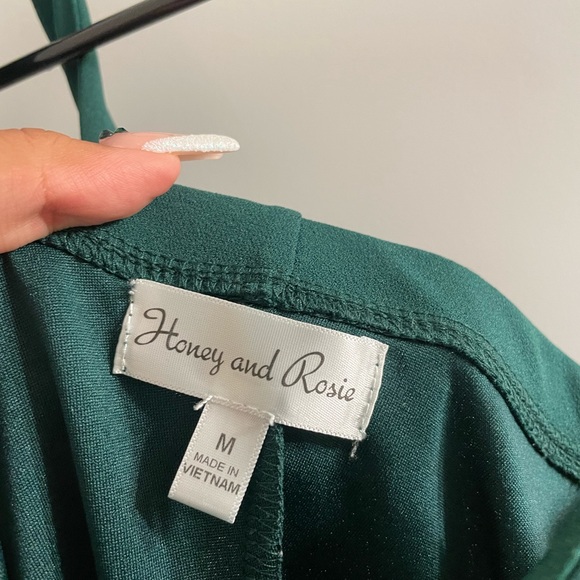 Green one shoulder bodycon dress - Picture 2 of 4